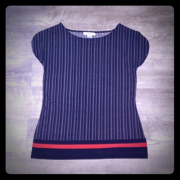 Liz Claiborne Stripe Top - Picture 1 of 3
